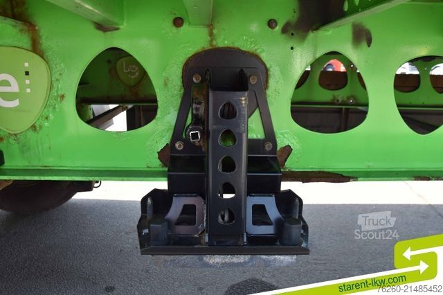 Nyitott félpótkocsi BERGER 60cm Bordwände Rungen Alufelgen SAF Liftachse