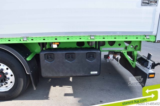 Nyitott félpótkocsi BERGER 60cm Bordwände Rungen Alufelgen SAF Liftachse