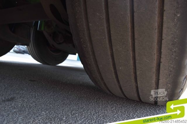 Nyitott félpótkocsi BERGER 60cm Bordwände Rungen Alufelgen SAF Liftachse