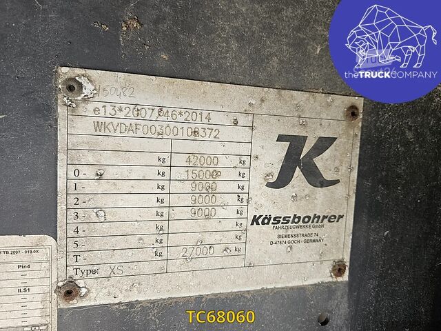 Rimorchio della piattaforma Kässbohrer 