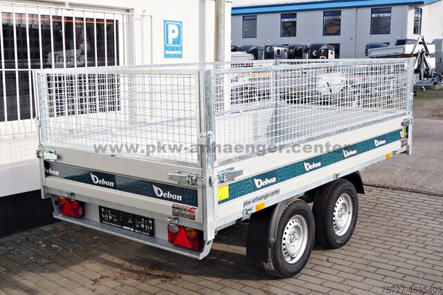 Tippvagn Cheval Liberté CHEVAL LIBERTE PW1.2LUX 300x155x85cm Gitteraufsatz