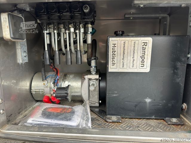 Zema profila puspiekabe FLIEGL SDS 470 / hydr Hubbett / Seilwinde
