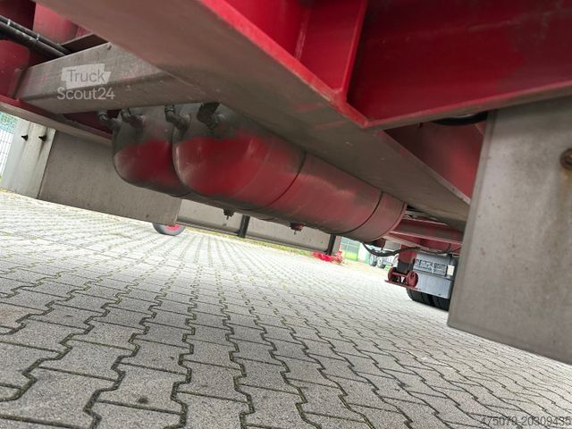 Zema profila puspiekabe FLIEGL SDS 470 / hydr Hubbett / Seilwinde