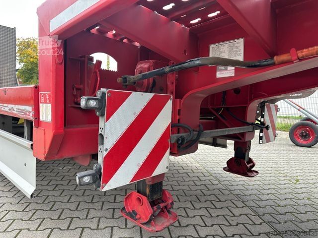 Zema profila puspiekabe FLIEGL SDS 470 / hydr Hubbett / Seilwinde