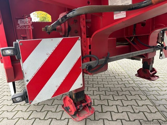 Zema profila puspiekabe FLIEGL SDS 470 / hydr Hubbett / Seilwinde
