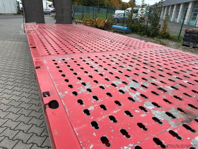 Zema profila puspiekabe FLIEGL SDS 470 / hydr Hubbett / Seilwinde