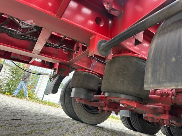 Zema profila puspiekabe FLIEGL SDS 470 / hydr Hubbett / Seilwinde