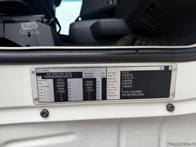 Standardni vlačilec SCANIA R410 TOPLINE ohne EGR RETARDER STANDKLIMA
