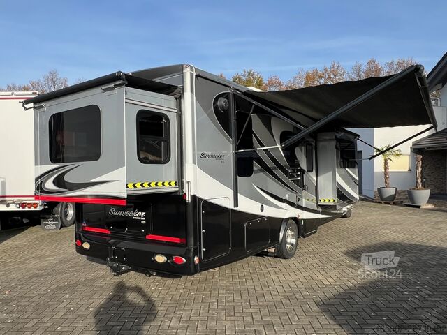 Kamper z alkową Ford E 450 Forest River USA Sunseeker LPG GAS NEU 4 X SLIDEOUT