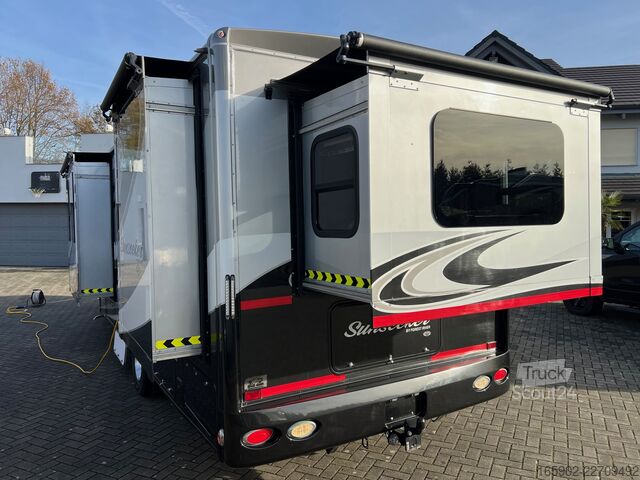 Kamper z alkową Ford E 450 Forest River USA Sunseeker LPG GAS NEU 4 X SLIDEOUT