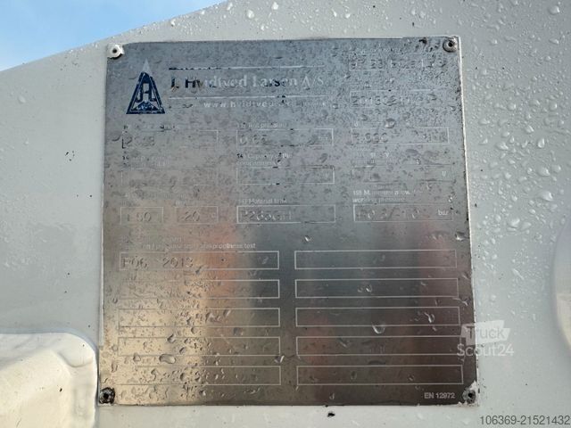 Camion-citerne à vide SCANIA P320 4x2 Hvidtved Larsen 7000 L Kombi