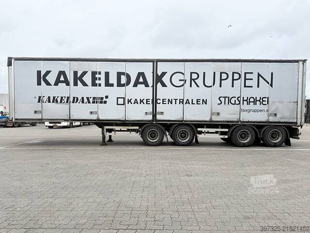 Skjutbara presenningar HRD Curtainsider / Planenauflieger / Gardin