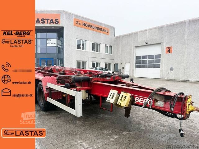 Transport af containere Kel-Berg Hooklift drawbar trailer / Hakensystem-Anhänger /