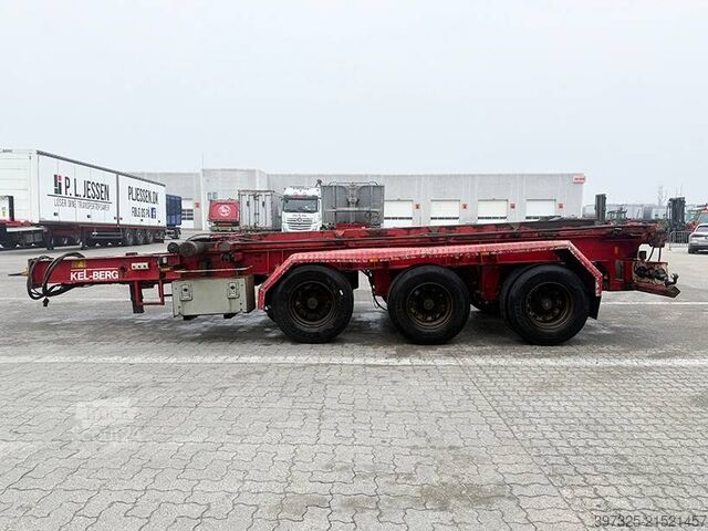 Transport af containere Kel-Berg Hooklift drawbar trailer / Hakensystem-Anhänger /