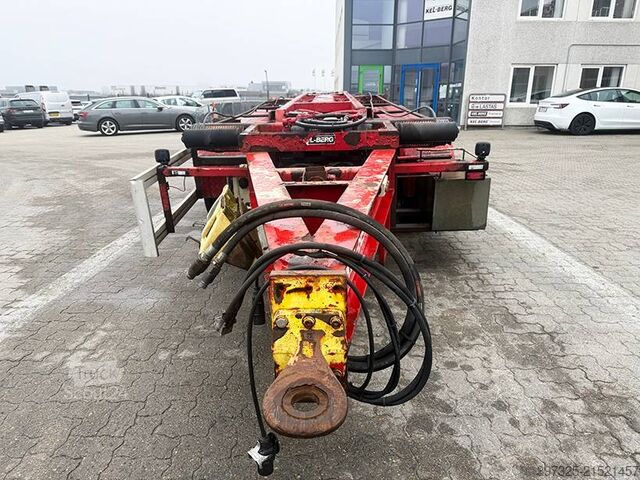 Transport af containere Kel-Berg Hooklift drawbar trailer / Hakensystem-Anhänger /