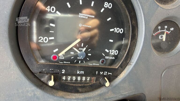 Gesloten bak DAF 45  ATI 150 (BELGIAN TRUCK / STEEL SUSP. / LAME...