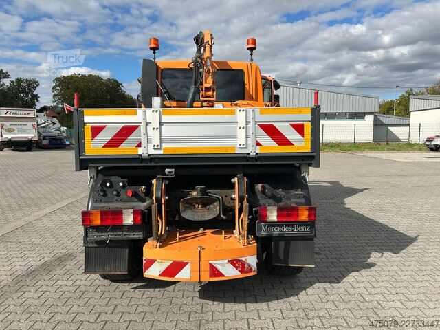 Speciale doeleinden vrachtwagen UNIMOG U 400 4x4 / Vario Pilot / Mulag / Mähausrüstung