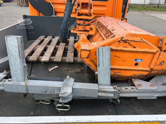 Speciale doeleinden vrachtwagen UNIMOG U 400 4x4 / Vario Pilot / Mulag / Mähausrüstung
