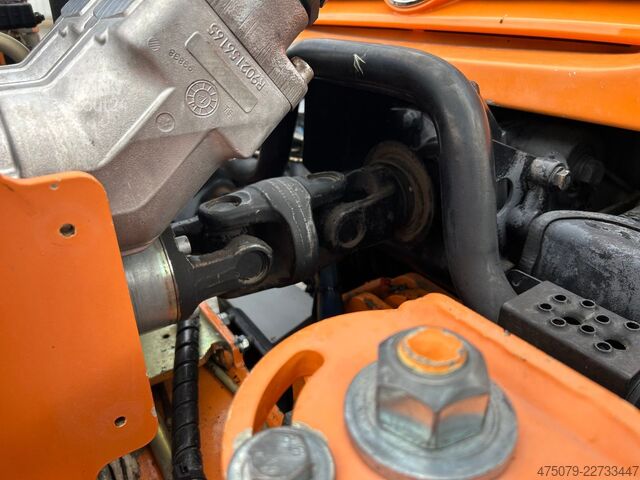 Speciale doeleinden vrachtwagen UNIMOG U 400 4x4 / Vario Pilot / Mulag / Mähausrüstung
