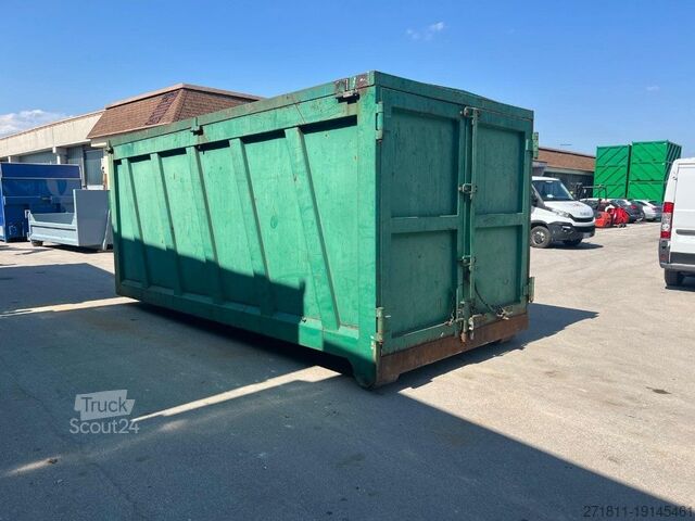 Hákový kontajner  CONTAINER SCARRABILE USATO CON COPERCHIO