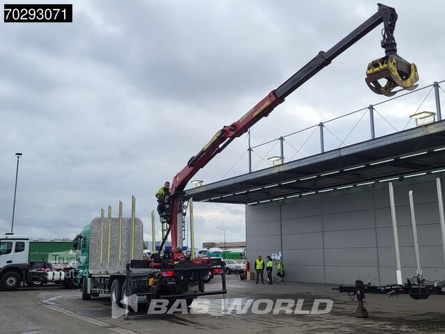 Houtvoertuig MAN TGX 26.540 6X4 TAJFUN L150Z.96 woodcrane Holztr...