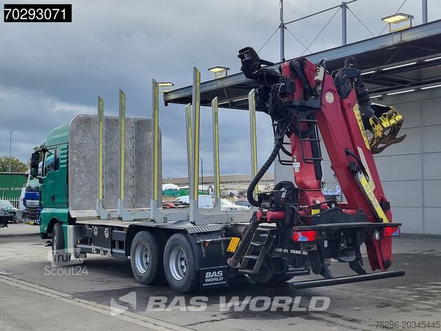 Houtvoertuig MAN TGX 26.540 6X4 TAJFUN L150Z.96 woodcrane Holztr...