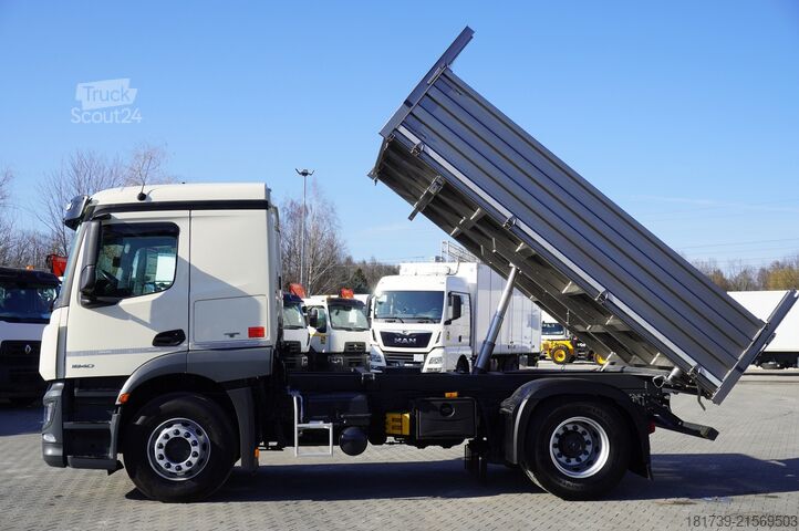 Sklápěč Mercedes-Benz Actros 1840 / New 3-side tipper 10 EPAL
