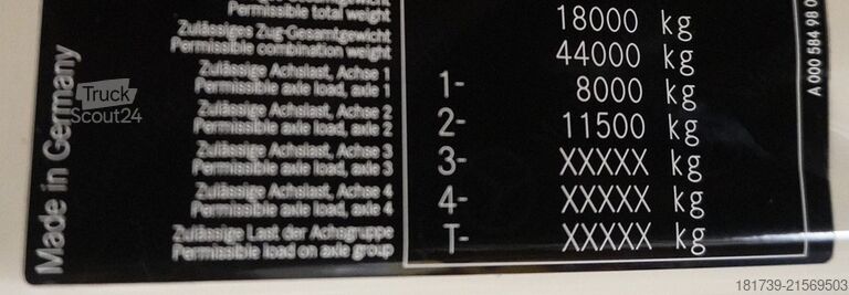 Sklápěč Mercedes-Benz Actros 1840 / New 3-side tipper 10 EPAL