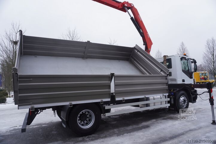 Trojstranný sklápací vozík Iveco Stralis 19.310 E6 4x2 / Fassi F155A.0.22