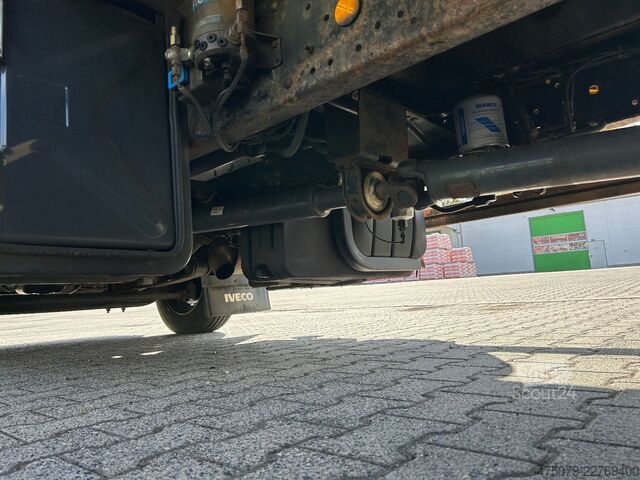LKW mit Pritsche (offen) IVECO EuroCargo ML 120 E18 / Hiab 066 + Funk / LBW