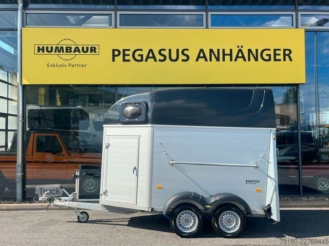 Remolque de transporte de caballos HUMBAUR Equitos Alu Plus Pferdeanhänger 1.Hd.  2,0t