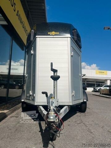 Remolque de transporte de caballos HUMBAUR Equitos Alu Plus Pferdeanhänger 1.Hd.  2,0t