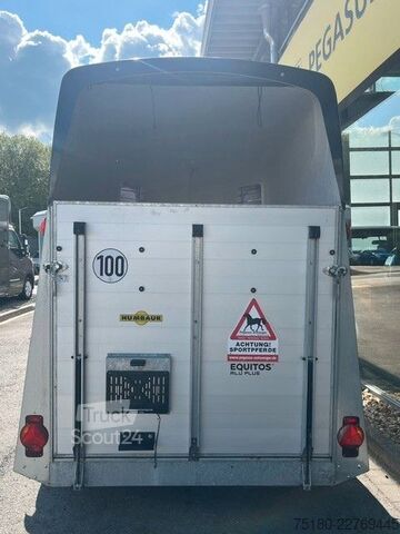 Remolque de transporte de caballos HUMBAUR Equitos Alu Plus Pferdeanhänger 1.Hd.  2,0t