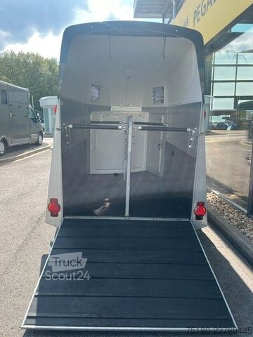Remolque de transporte de caballos HUMBAUR Equitos Alu Plus Pferdeanhänger 1.Hd.  2,0t