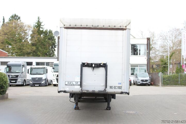 Otevřený návěs s plachtou KOEGEL SN 24 Standard Plane   Edscha   SAF   Bordwände