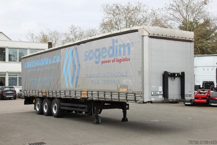 Otevřený návěs s plachtou KOEGEL SN 24 Standard Plane   Edscha   SAF   Bordwände