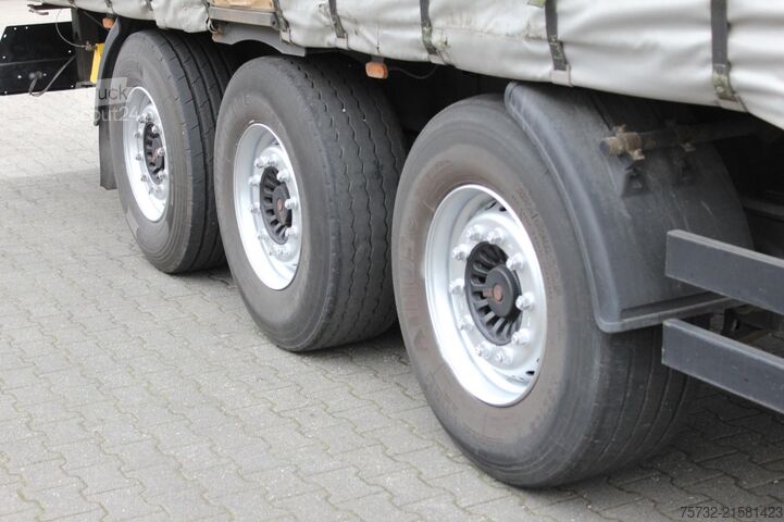 Otevřený návěs s plachtou KOEGEL SN 24 Standard Plane   Edscha   SAF   Bordwände