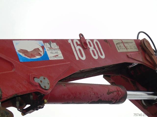 Kipper met kraan DAF CF 85.380 + MANUAL + HMF 1680 + HYVA + 6X2