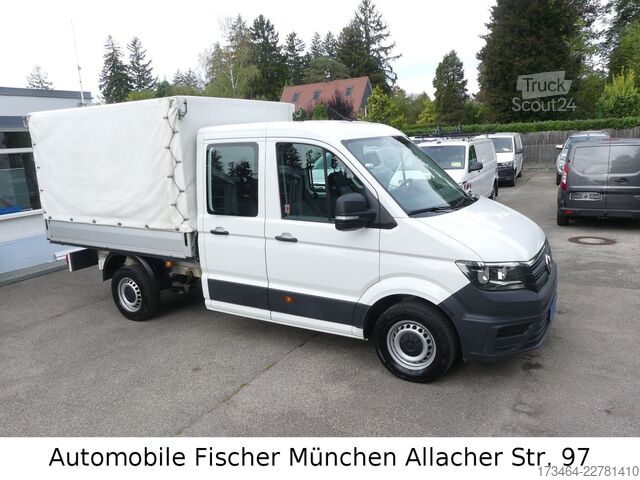 Schuifzeil bestelwagen VW Crafter 35 Pritsche Plane DOKA L2 AHK 3,0t