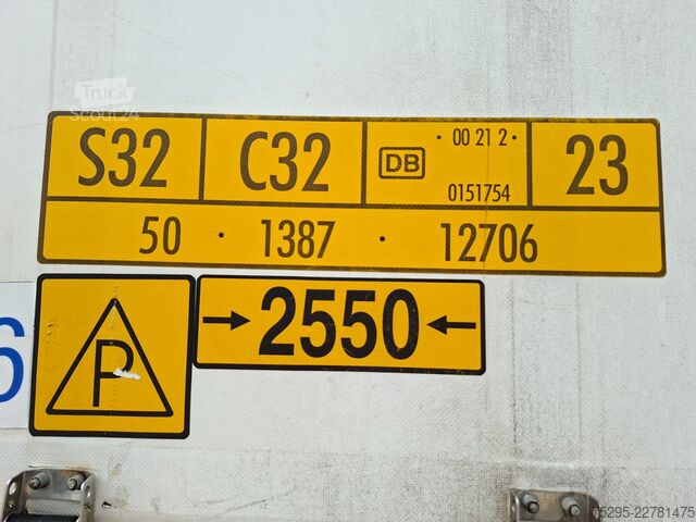 Komercijalno vozilo Kögel 745 BDF Brücke Edscha Schiebeplane InnenH 2,50m