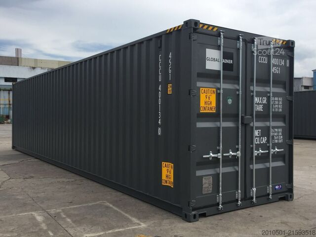 Contentor de transporte 40 Fuß CONTAINER RAL7016 KONTENER NEU SEECONTAINER LAGERCONTAINER STORAGE