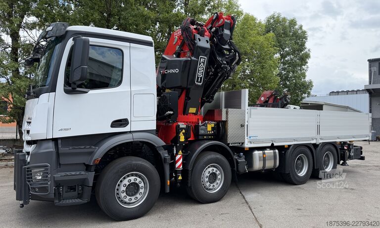 Lastebilmontert kran Mercedes-Benz Palfinger Hiab Fassi F905-7 JIB-6