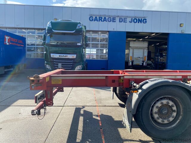 Transport av containrar A&D LPRS24 / 2x Extendable / 1x Lift Axle / Disc Br...