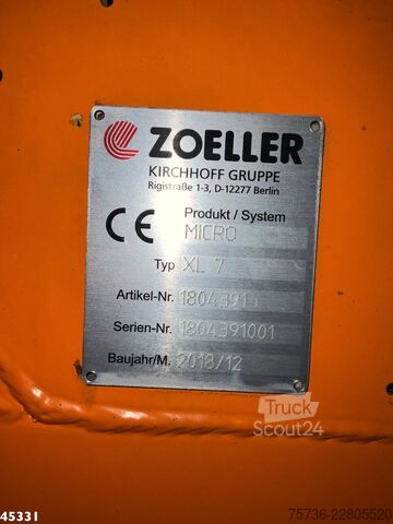 Vuilniswagen Fuso Canter 9C18 Euro 6 Zoeller 7m³ Just 108.440 Km!
