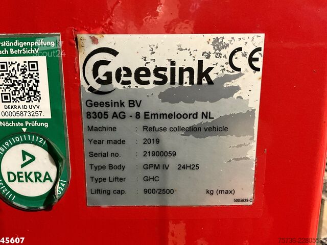 Vuilniswagen MAN TGS 26.320 Euro 6 Geesink 24 m³
