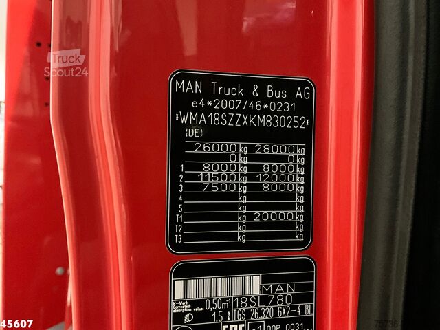 Vuilniswagen MAN TGS 26.320 Euro 6 Geesink 24 m³