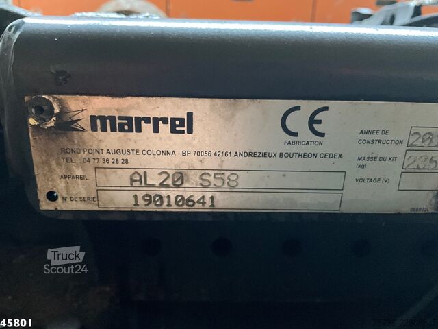 Kampókaros rendszer Man TGS 28.460 Euro 6 Marrel 20 Ton haakarmsysteem