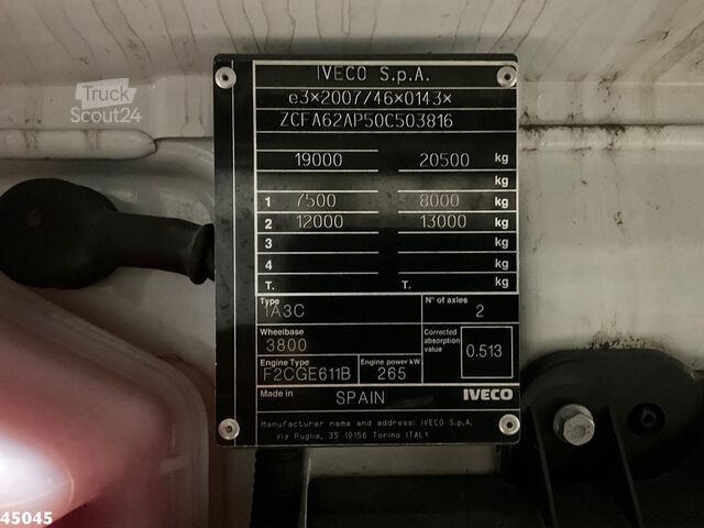 Πλαίσιο με καμπίνα Iveco Stralis AD200X36 Huisvuilwagen Chassis NEW & UN...