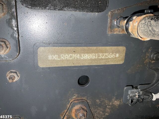 Самосвал с краном DAF FAX CF 480 Kipper met HMF 21 Tonmeter laadkraan