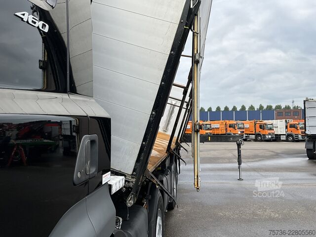 Самосвал с краном DAF FAX CF 480 Kipper met HMF 21 Tonmeter laadkraan